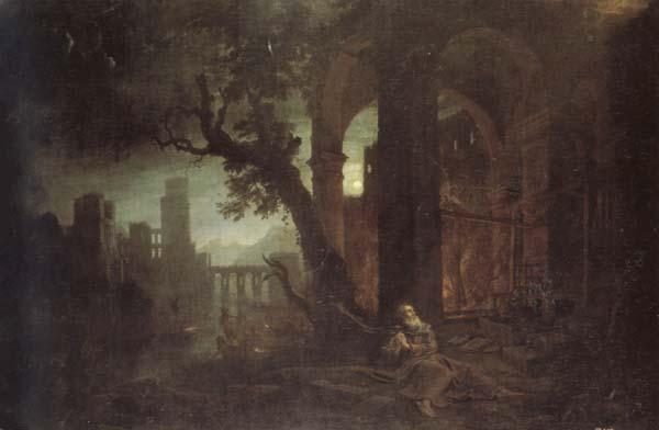 Claude Lorrain Landscape with the Temptations of St.Anthony Abbot
